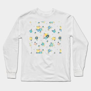 Colorful floral pattern Long Sleeve T-Shirt